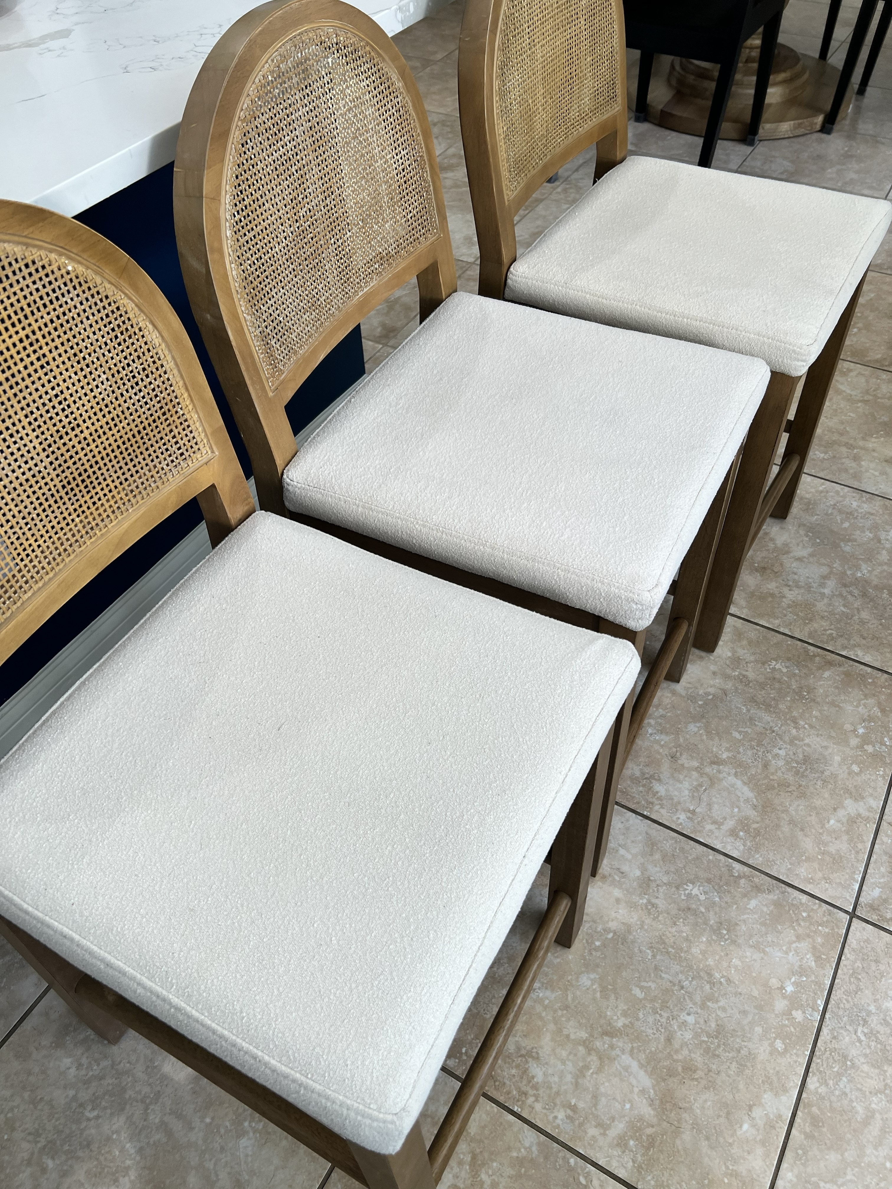 Dining chair after professional upholstery cleaning in Jacksonville, FL